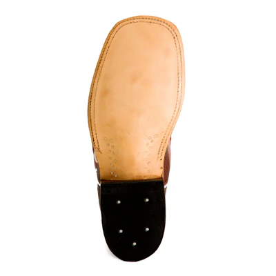 Men's Anderson Bean Tobacco Caiman Belly with 13" Tristan Kidskin Tops - S3014 - Image 3